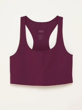 Girlfriend Collective Paloma Racerback Bra in Plum